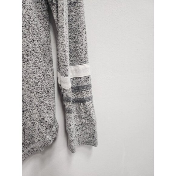 Market & Spruce Stitch Fix Womens Hoodie XS Gray Soft Knit Drawstrng Pullover - Picture 3 of 8